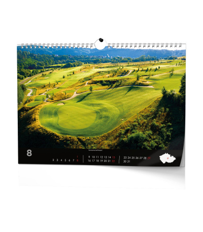 Nástěnný kalendář Golf - české resort... - BNS3-27 14