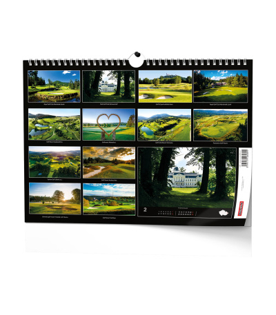 Nástěnný kalendář Golf - české resort... - BNS3-27 15
