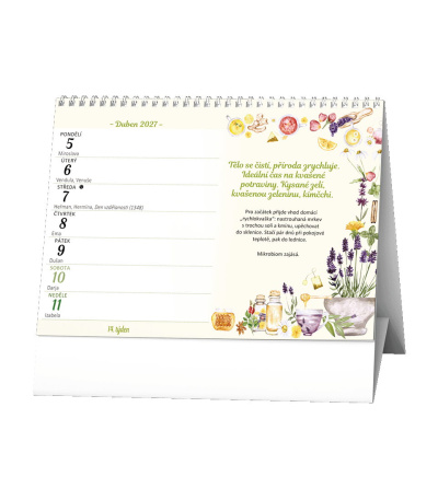 Stolní kalendář Domácí lékárna (Renat... - BSE8-27 2