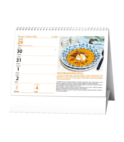 Stolní kalendář České tradiční recept... - BSD8-27 2