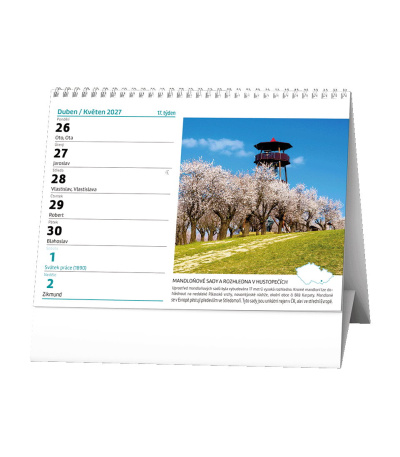 Stolní kalendář Poznáváme Českou repu... - BSH8-27 2