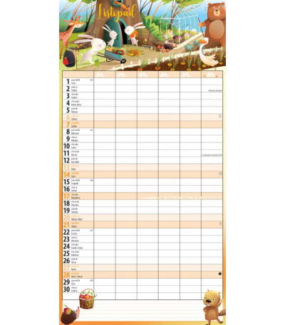 Nástěnný kalendář Rodinný plánovací M... - BNC10-27 12