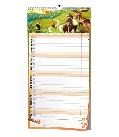 Nástěnný kalendář Rodinný plánovací M... - BNC10-27 14