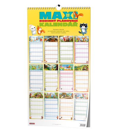 Nástěnný kalendář Rodinný plánovací M... - BNC10-27 15