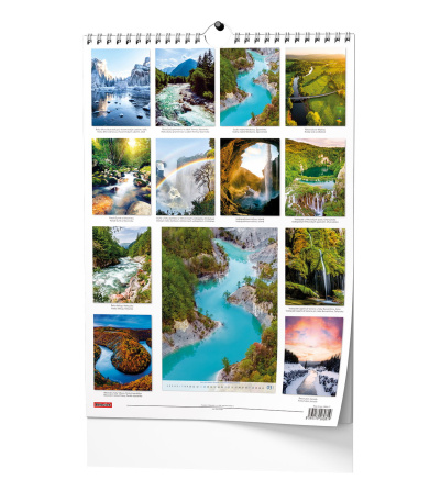 Nástěnný kalendář Řeka čaruje - A3 2027 - BNK6-27 15