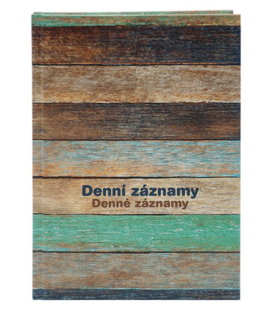 Diář - Denní záznamy A4 - Dřevo 2024 - BU019-1-24 1