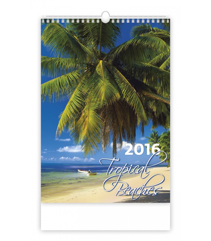 Wall calendar Tropical Beaches 2016